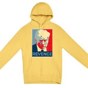 Revenge Donald Trump Retro Premium Pullover Hoodie