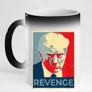 Revenge Donald Trump Retro 11oz Black Color Changing Mug