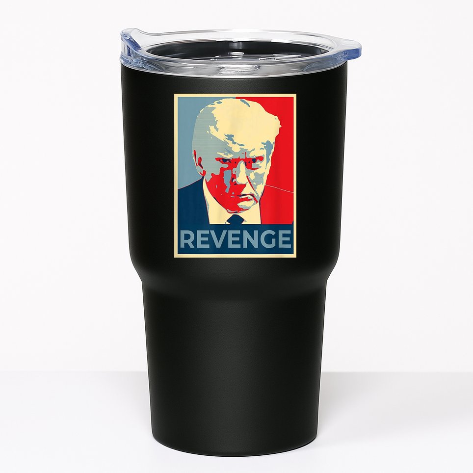 Revenge Donald Trump Retro Tumbler