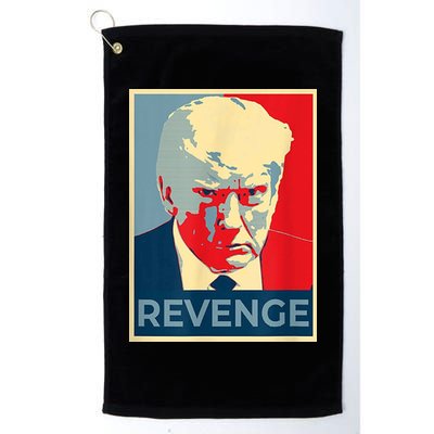 Revenge Donald Trump Retro Golf Towel