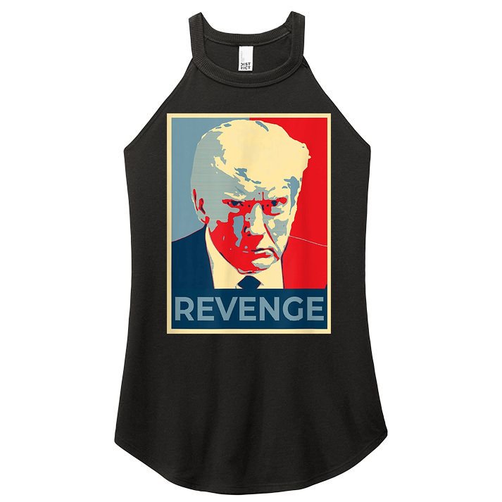 Revenge Donald Trump Retro Women's Perfect Tri Rocker Tank