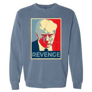 Revenge Donald Trump Retro Garment-Dyed Sweatshirt