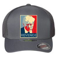 Revenge Donald Trump Retro Flexfit Unipanel Trucker Cap