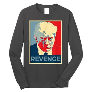 Revenge Donald Trump Retro Long Sleeve Shirt