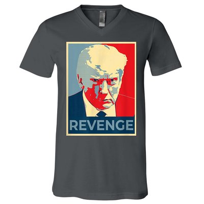 Revenge Donald Trump Retro V-Neck T-Shirt