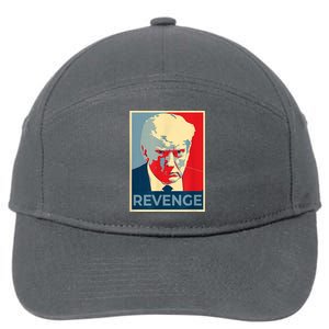 Revenge Donald Trump Retro 7-Panel Snapback Hat