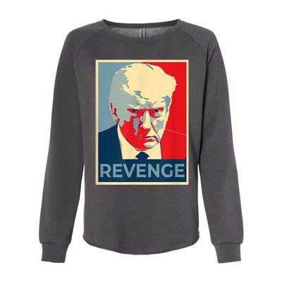 Revenge Donald Trump Retro Womens California Wash Sweatshirt