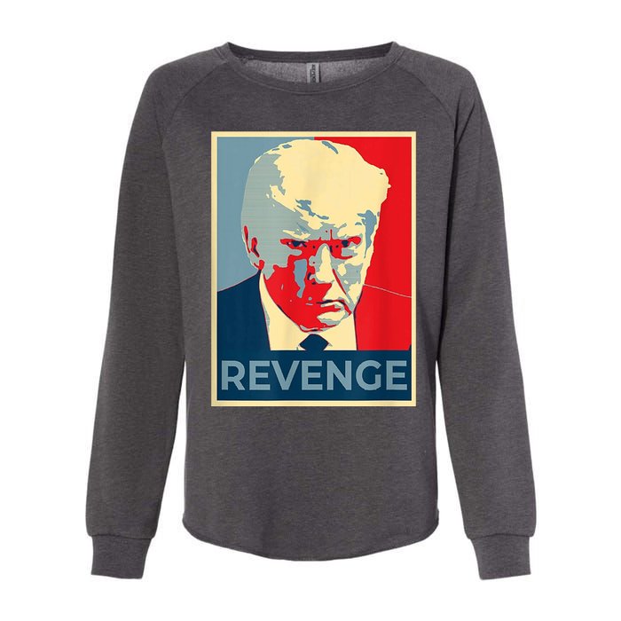 Revenge Donald Trump Retro Womens California Wash Sweatshirt