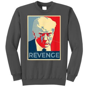 Revenge Donald Trump Retro Tall Sweatshirt