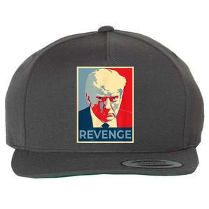 Revenge Donald Trump Retro Wool Snapback Cap