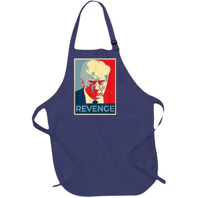 Revenge Donald Trump Retro Full-Length Apron With Pockets