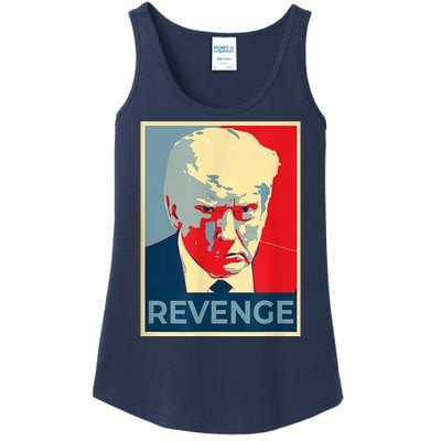 Revenge Donald Trump Retro Ladies Essential Tank