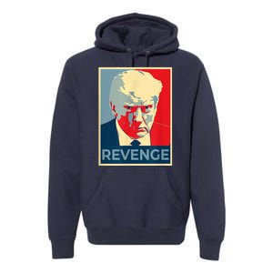 Revenge Donald Trump Retro Premium Hoodie