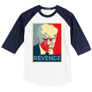 Revenge Donald Trump Retro Baseball Sleeve Shirt