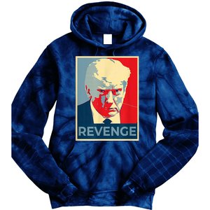 Revenge Donald Trump Retro Tie Dye Hoodie