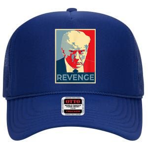 Revenge Donald Trump Retro High Crown Mesh Back Trucker Hat