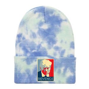 Revenge Donald Trump Retro Tie Dye 12in Knit Beanie