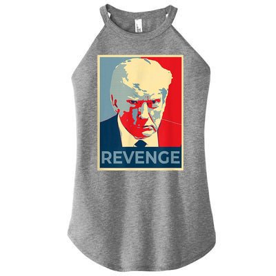 Revenge Donald Trump Retro Women's Perfect Tri Rocker Tank