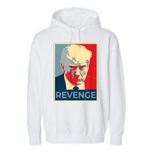 Revenge Donald Trump Retro Garment-Dyed Fleece Hoodie