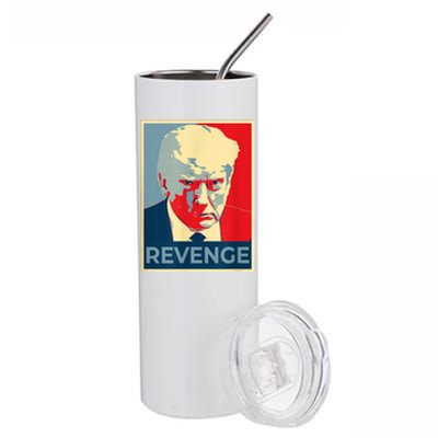 Revenge Donald Trump Retro Stainless Steel Tumbler