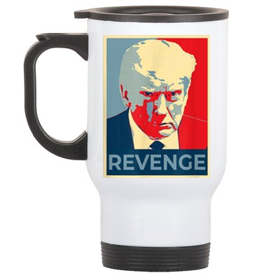 Revenge Donald Trump Retro Stainless Steel Travel Mug