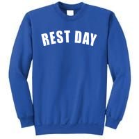 Rest Day Triathlon Sport Swim Bike Running Training Gift Sweatshirt