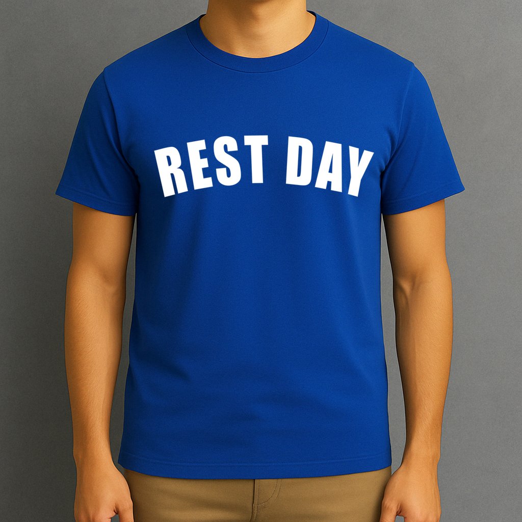Rest Day Triathlon Sport Swim Bike Running Training Gift T-Shirt