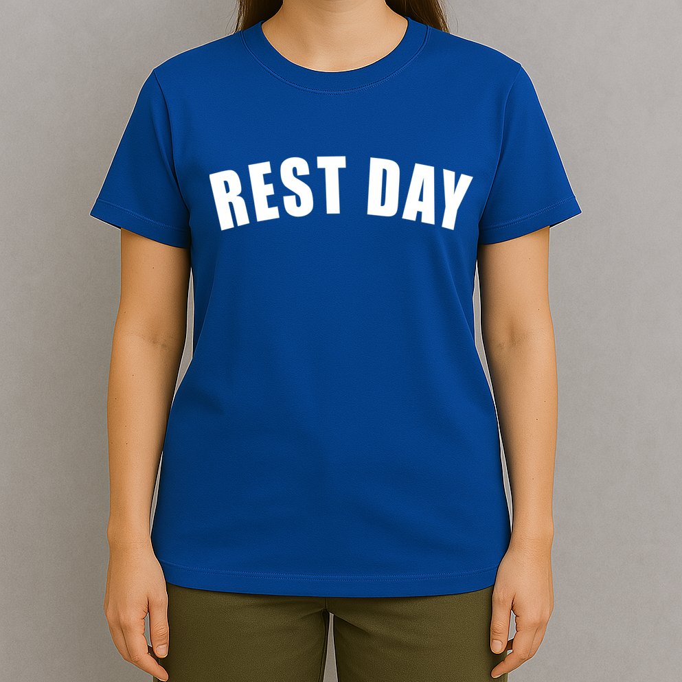 Rest Day Triathlon Sport Swim Bike Running Training Gift T-Shirt