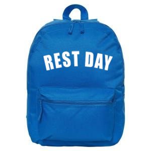 Rest Day Triathlon Sport Swim Bike Running Training Gift 16 in Basic Backpack