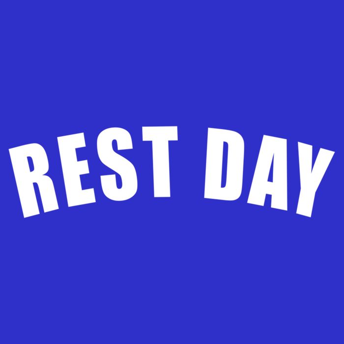 Rest Day Triathlon Sport Swim Bike Running Training Gift 16 in Basic Backpack