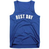 Rest Day Triathlon Sport Swim Bike Running Training Gift Tank Top