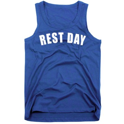 Rest Day Triathlon Sport Swim Bike Running Training Gift Tank Top