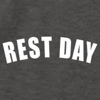 Rest Day Triathlon Sport Swim Bike Running Training Gift Vector Backpack