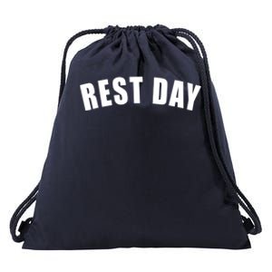 Rest Day Triathlon Sport Swim Bike Running Training Gift Drawstring Bag