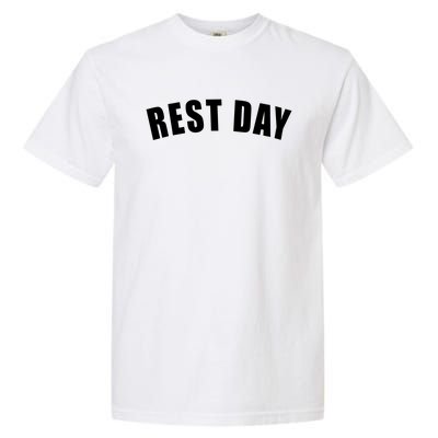 Rest Day Triathlon Sport Swim Bike Running Training Gift Garment-Dyed Heavyweight T-Shirt