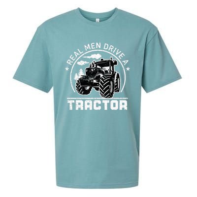 Real Drive Tractor Funny Farm Tractors Enthusiast Outfit Sueded Cloud Jersey T-Shirt