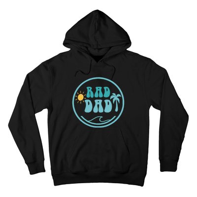 Rad Dad The Big One 1st Birthday Surf Family Hoodie