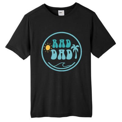 Rad Dad The Big One 1st Birthday Surf Family Tall Fusion ChromaSoft Performance T-Shirt