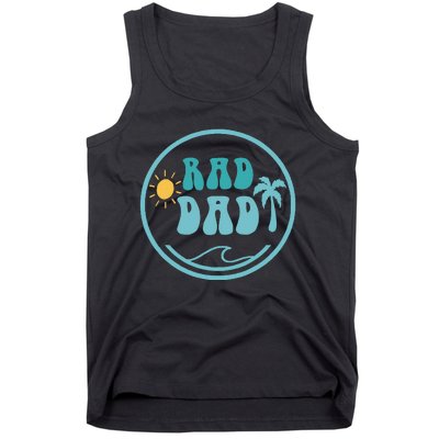 Rad Dad The Big One 1st Birthday Surf Family Tank Top