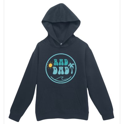 Rad Dad The Big One 1st Birthday Surf Family Urban Pullover Hoodie