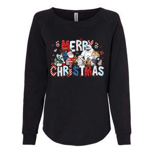 Ru Dolph The Red Retro Nosed Reindeer Christmas Holiday Womens California Wash Sweatshirt