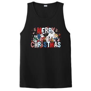 Ru Dolph The Red Retro Nosed Reindeer Christmas Holiday PosiCharge Competitor Tank