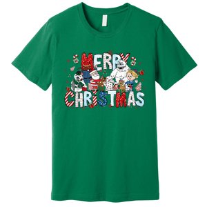 Ru Dolph The Red Retro Nosed Reindeer Christmas Holiday Premium T-Shirt