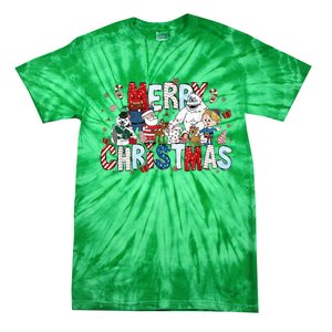 Ru Dolph The Red Retro Nosed Reindeer Christmas Holiday Tie-Dye T-Shirt