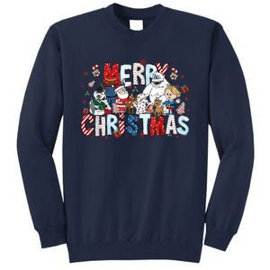 Ru Dolph The Red Retro Nosed Reindeer Christmas Holiday Tall Sweatshirt