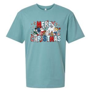 Ru Dolph The Red Retro Nosed Reindeer Christmas Holiday Sueded Cloud Jersey T-Shirt