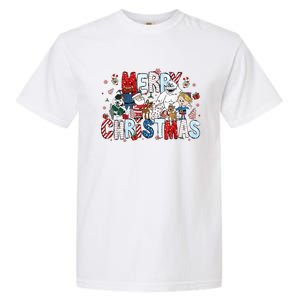 Ru Dolph The Red Retro Nosed Reindeer Christmas Holiday Garment-Dyed Heavyweight T-Shirt