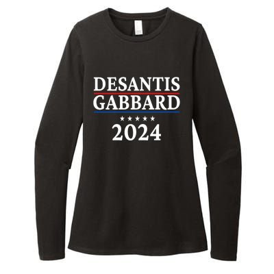 Ron Desantis Tulsi Gabbard President Election 2024 Womens CVC Long Sleeve Shirt