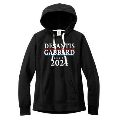 Ron Desantis Tulsi Gabbard President Election 2024 Women's Fleece Hoodie