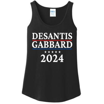 Ron Desantis Tulsi Gabbard President Election 2024 Ladies Essential Tank